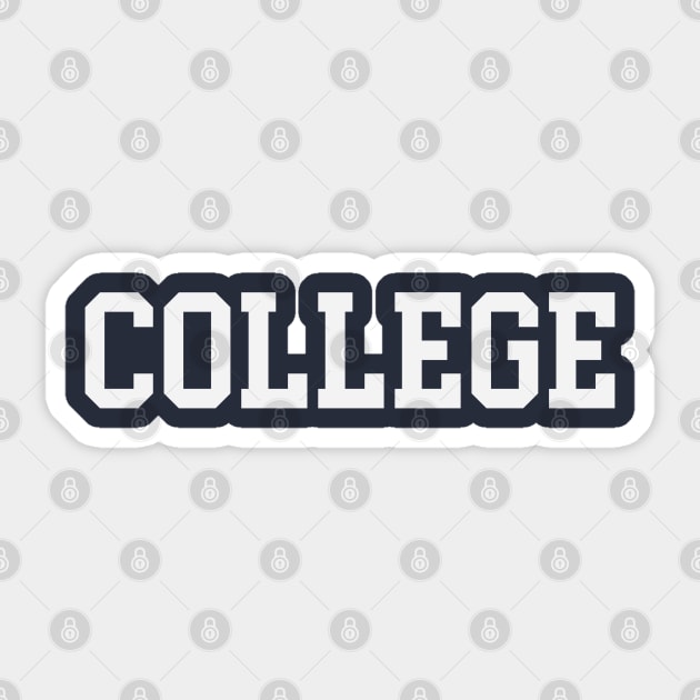 College Sticker by Venus Complete